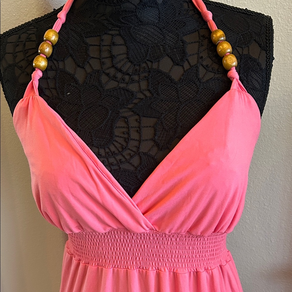 Ombré Halter Neck Maxi Dress - Picture 3 of 11